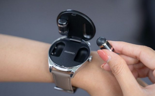 Huawei ra mắt đồng hồ thông minh tích hợp tai nghe Watch Buds