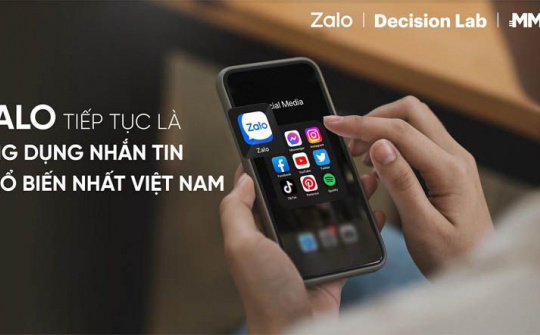 Zalo tiếp tục là ứng dụng nhắn tin phổ biến nhất Việt Nam