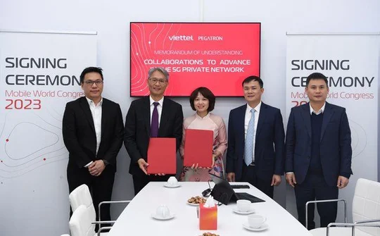 Viettel Networks và Pegatron hợp tác xây dựng nhà máy trên nền tảng 5G Private Network