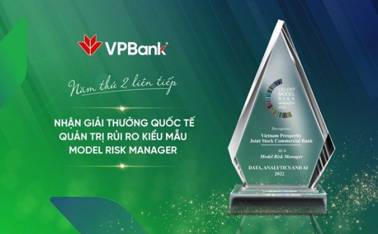 VPBank nhận giải thưởng quốc tế về quản trị rủi ro nhờ chuyển đổi số
