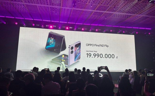 Oppo ra mắt smartphone màn hình gập Find N2 Flip tại Việt Nam