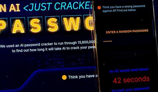 Chưa đầy 1 phút, AI tìm ra hơn 50% mật khẩu phổ biến