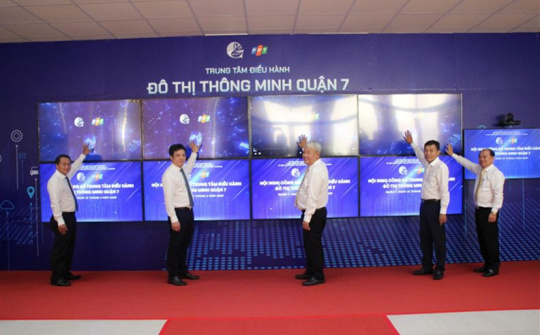 Ra mắt Trung tâm điều hành đô thị thông minh quận 7