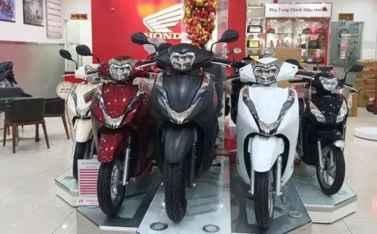 Honda Việt Nam chiếm hơn 81% thị phần xe máy xăng