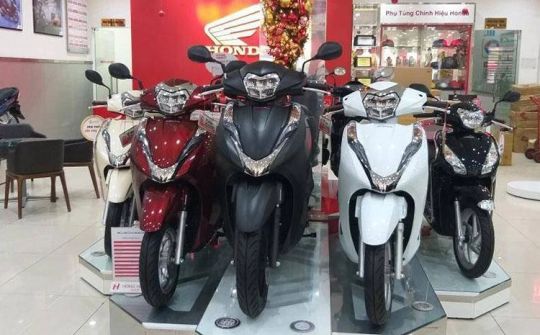 Honda Việt Nam chiếm hơn 81% thị phần xe máy xăng