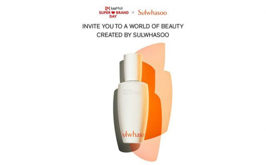 Sulwhasoo hợp tác với sàn thương mại điện tử Lazada