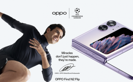 Kaka chính thức trở thành đại sứ thương hiệu Oppo