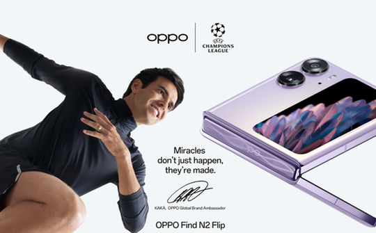 Kaka chính thức trở thành đại sứ thương hiệu Oppo