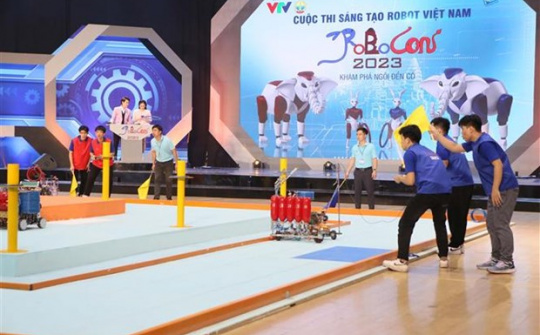 Đại học Công nghiệp Hà Nội là nhà vô địch Robocon Việt Nam 2023