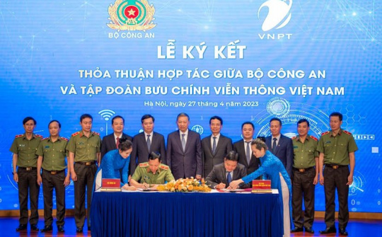 Bộ Công An và Tập đoàn VNPT ký kết thỏa thuận hợp tác