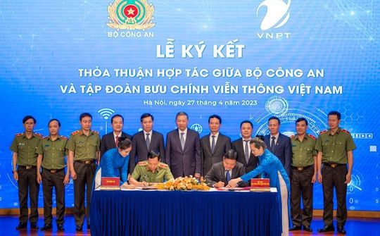 Bộ Công An và Tập đoàn VNPT ký kết thỏa thuận hợp tác