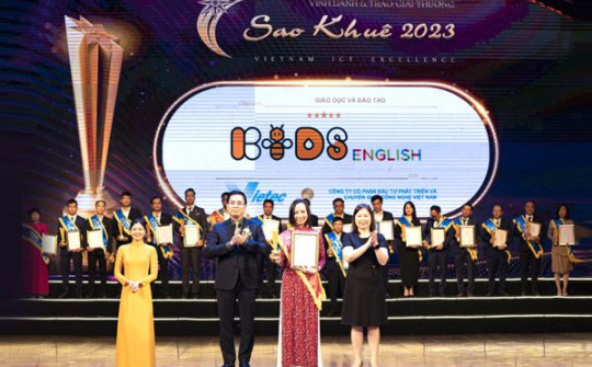 KIDSEnglish khẳng định vị trí trong lĩnh vực công nghệ giáo dục với Giải thưởng Sao Khuê 2023