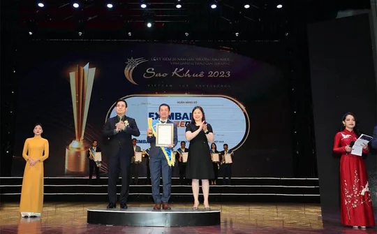 Eximbank đạt giải thưởng Sao Khuê về lĩnh vực ngân hàng số