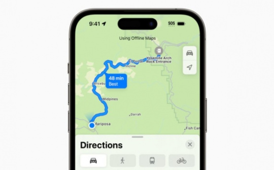 Apple Maps cuối cùng cũng thêm tính năng bản đồ ngoại tuyến