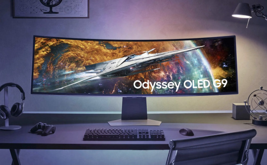 Samsung ra mắt màn hình chơi game Odyssey OLED G9