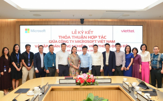 Viettel hợp tác cùng Microsoft nâng cao năng lực ứng dụng Cloud và AI