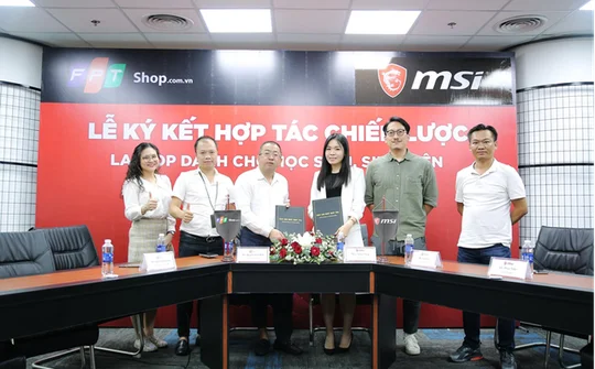 FPT Shop ký kết hợp tác với MSI tập trung bán các dòng laptop gaming