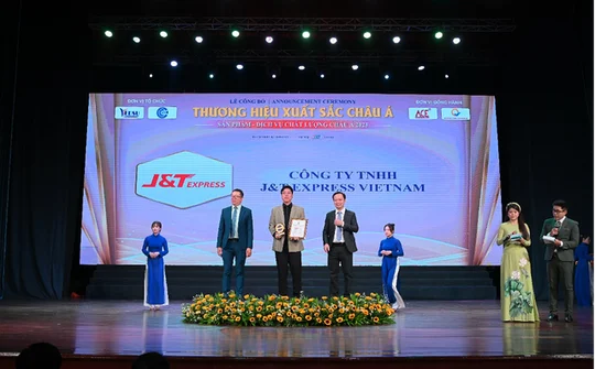J&T Express được vinh danh là thương hiệu xuất sắc châu Á