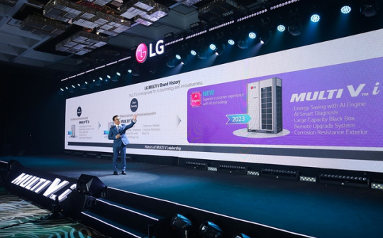 LG ra mắt điều hòa hệ thống Multi V i ứng dụng AI
