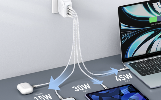 Innostyle ra mắt thiết bị sạc thông minh GaN SuperCube 3C1A 100W