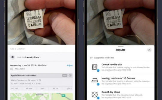 iOS 17 giúp giải mã các ký hiệu đặc biệt