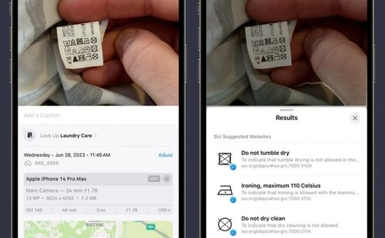 iOS 17 giúp giải mã các ký hiệu đặc biệt