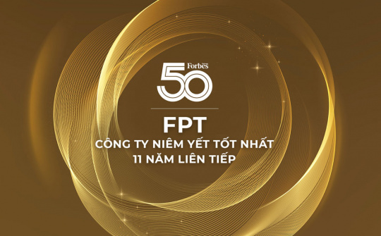 FPT được vinh danh Top 50 Công ty niêm yết tốt nhất 2023
