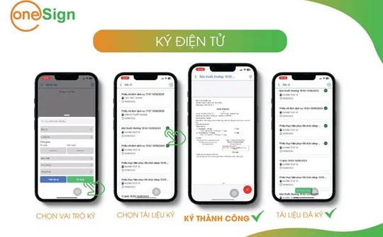 OneSIGN - Giải pháp chữ ký điện tử và chữ ký số của ONENET vinh dự nhận Giải thưởng Sao Khuê 2023