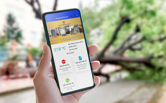 Ra mắt mini app hỗ trợ người dân phòng chống thiên tai