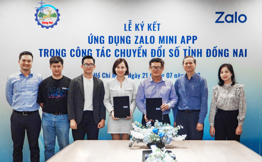 Đồng Nai triển khai mini app hành chính công phục vụ người dân trên Zalo