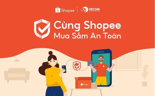 Shopee vừa hợp tác cùng VECOM về mua sắm an toàn