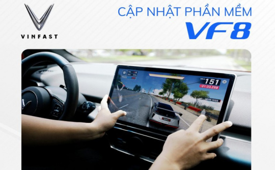 VinFast triển khai cập nhật phần mềm FRS 8.7.9.1 cho ô tô điện VF 8