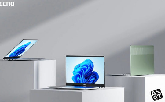 Tecno ra mắt laptop Tecno Megabook T1 tại Ấn Độ