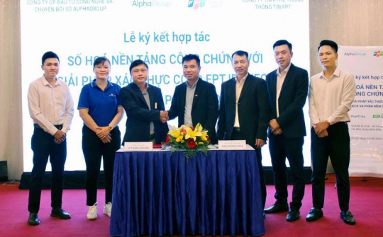 AlphaGroup hợp tác FPT IS triển khai giải pháp xác thực số FPT.IDCheck