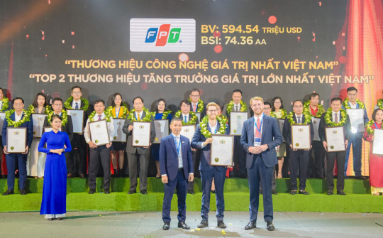 FPT là Thương hiệu Công nghệ giá trị nhất Việt Nam
