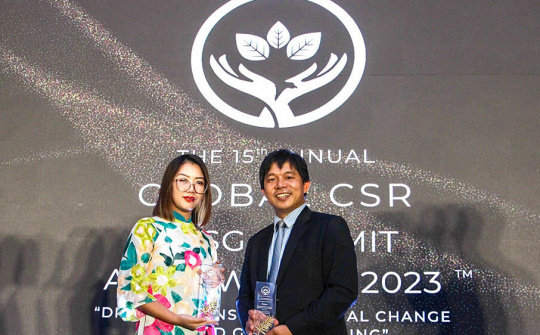 Trường Hy Vọng đạt được giải thưởng CSR ấn tượng nhất toàn cầu