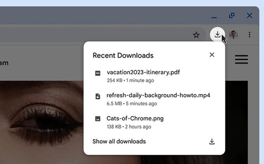 Trình duyệt Google Chrome loại bỏ thanh tải xuống