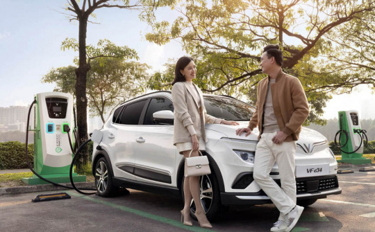 VinFast mở rộng mạng lưới trạm sạc nhanh ôtô điện
