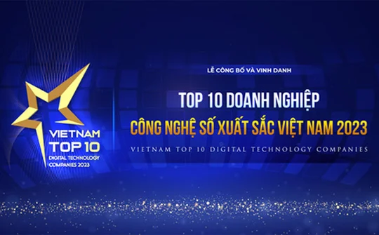 [Trực tiếp] Lễ công bố và Vinh danh Top 10 Doanh nghiệp công nghệ số xuất sắc Việt Nam 2023