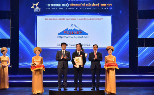 FUJINET - Top 10 doanh nghiệp công nghệ số xuất sắc Việt Nam 2023