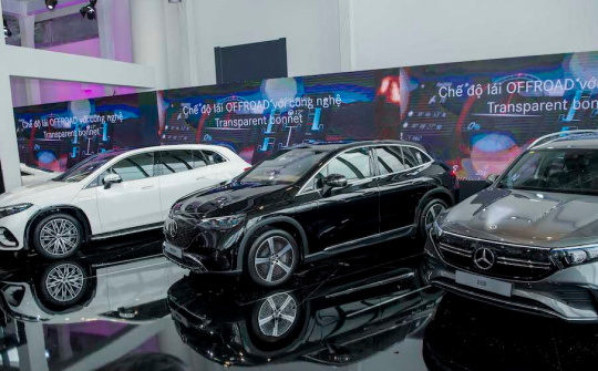 Ba mẫu xe điện Mercedes-Benz ra mắt tại Việt Nam