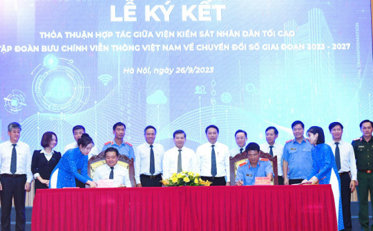 Viện Kiểm sát nhân dân tối cao và Tập đoàn VNPT hợp tác chuyển đổi số