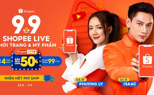 Dàn sao quy tụ tại siêu sale 9.9 trên Shopee