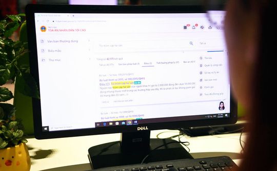 Trợ lý ảo pháp luật được đưa vào phục vụ thử nghiệm Hệ thống Tòa án