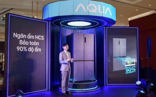 AQUA Việt Nam ra mắt dòng tủ lạnh cao cấp ViewFresh