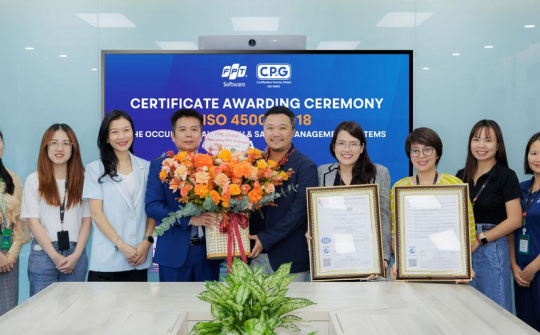 FPT Software đạt chứng chỉ tiêu chuẩn quốc tế về an toàn sức khỏe cho CBNV