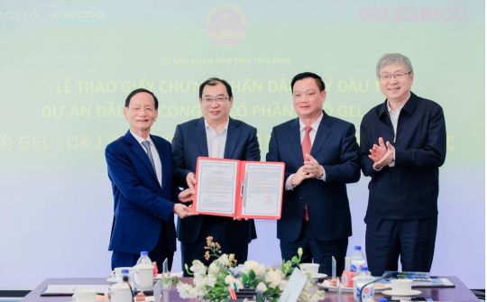 Liên doanh Geleximco - Chery chính thức được phép đầu tư tại Thái Bình