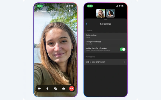 Facebook Messenger hỗ trợ gọi video chất lượng cao