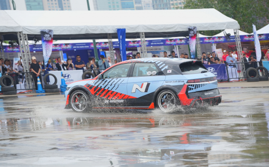 Xe điện IONIQ 5 N drift cực chất tại Hyundai Experience Day 2024