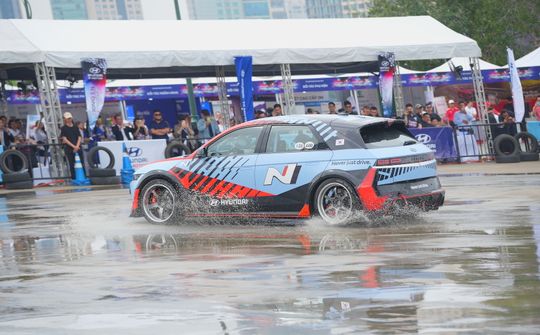 Xe điện IONIQ 5 N drift cực chất tại Hyundai Experience Day 2024